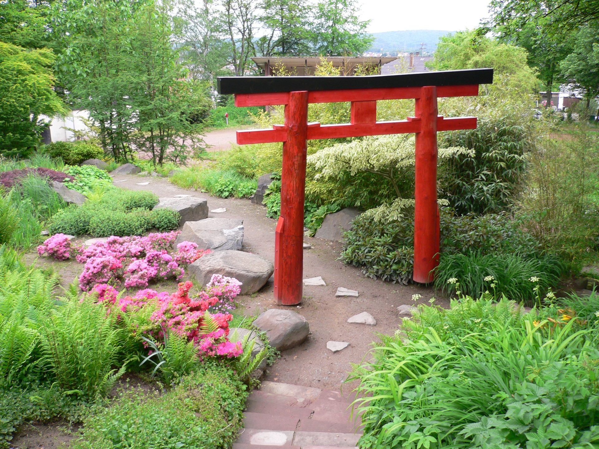 Japanischer Garten Blumengarten Bexbach